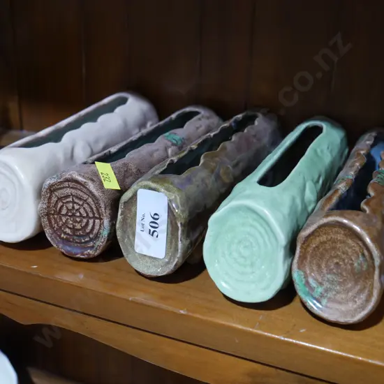 5 O C Stephens log trough vases