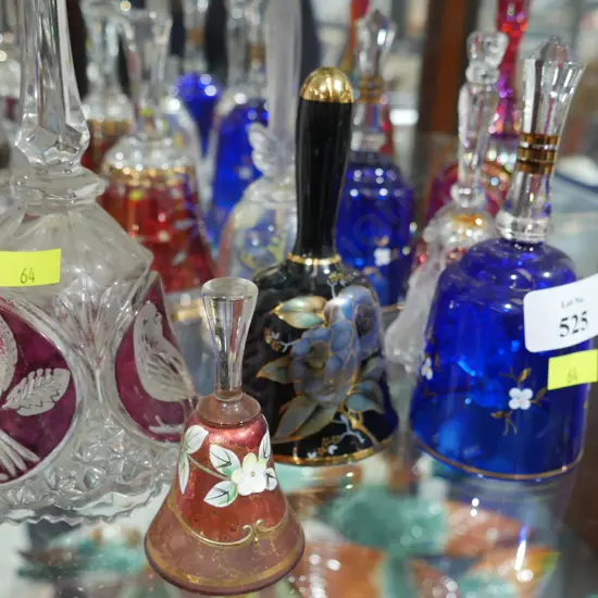 Collection of glass bells