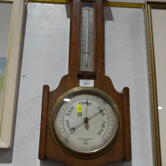 Early barometer/thermometer