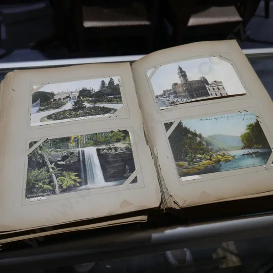 Large postcard album