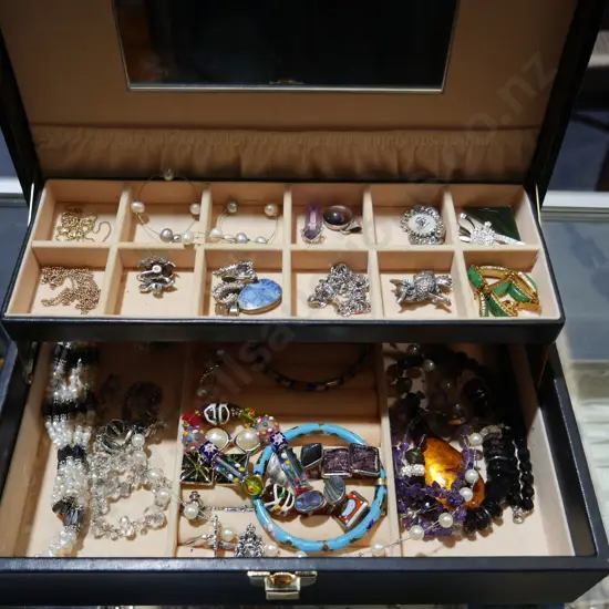 Jewelry box and contents