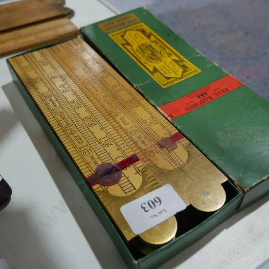 Boxed Raybone rulers