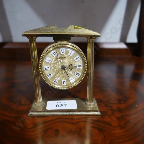 Brass clock