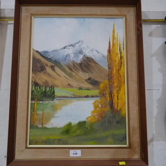 Oil painting - Don Parlane