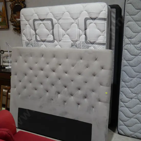 Double bed & headboard