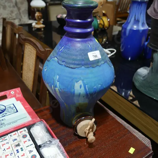 studio pottery wine  jug