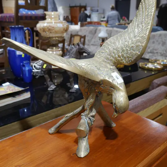 Brass eagle ornament