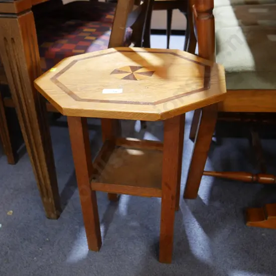 Inlaid side table