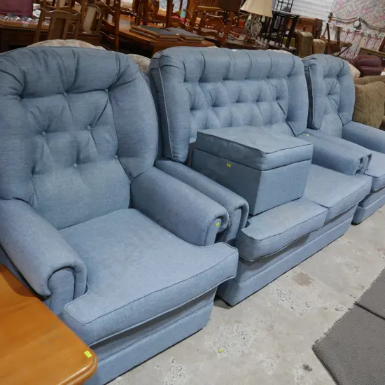 3 piece lounge suite plus footstool
