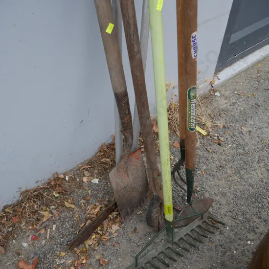 Assorted garden tools