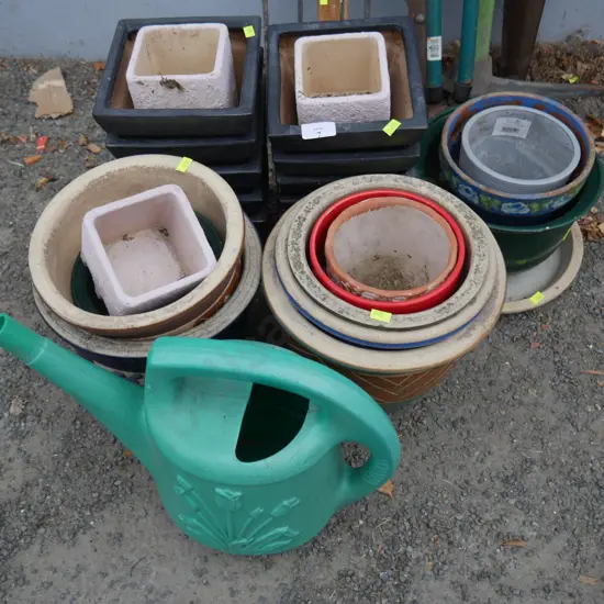Plant pots etc