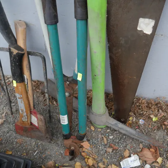 Assorted garden tools