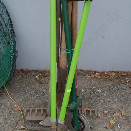 Assorted garden tools