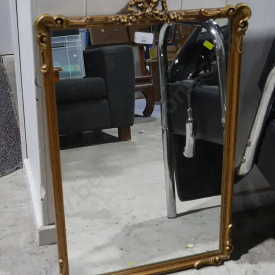 Gilt framed mirror