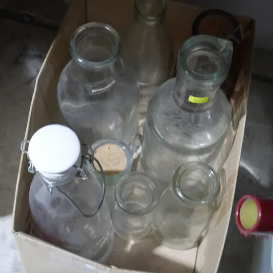 Milk bottles