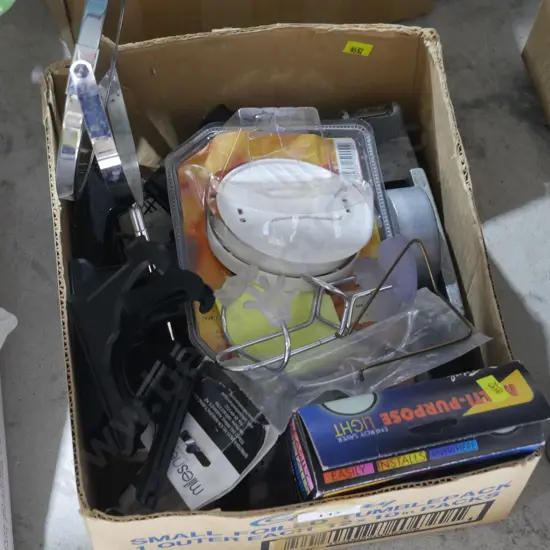 Plate stands, mirror etc