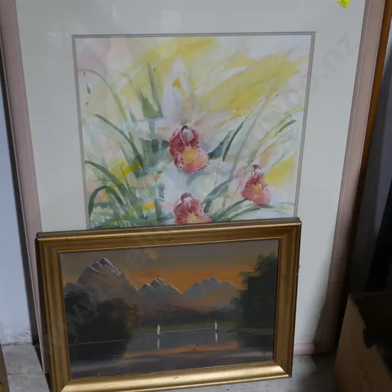 3 framed artworks