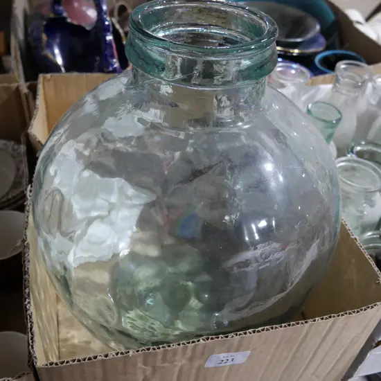 Large glass jar