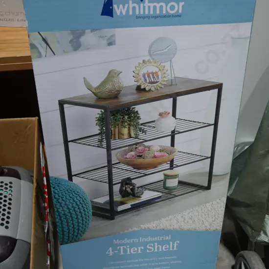 4 tier shelf (In box TBA)