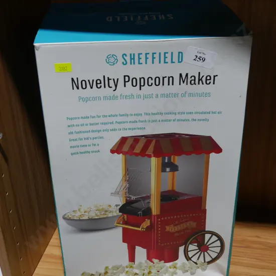 Sheffield novelty popcorn maker