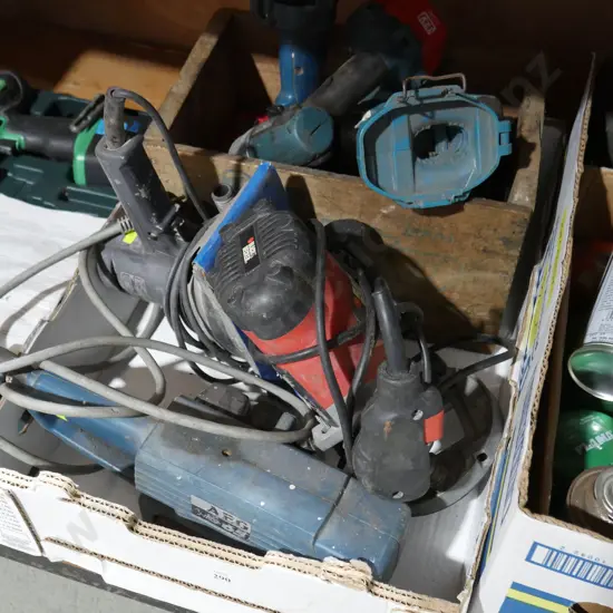Box of power tools