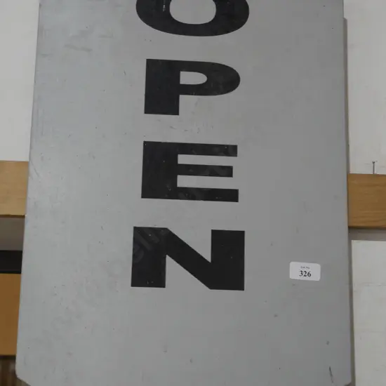 Open sign