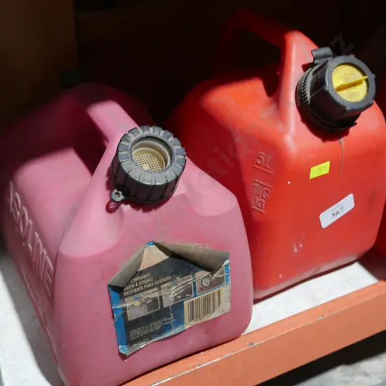 2 petrol cans