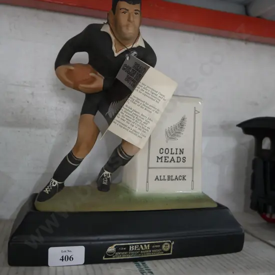 Jim Beam Colin Meads decanter