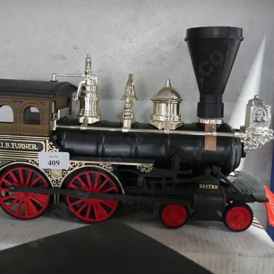 Jim Beam J.B.Turner Locomotive train decanter