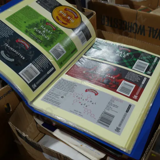 Micro brewery labels