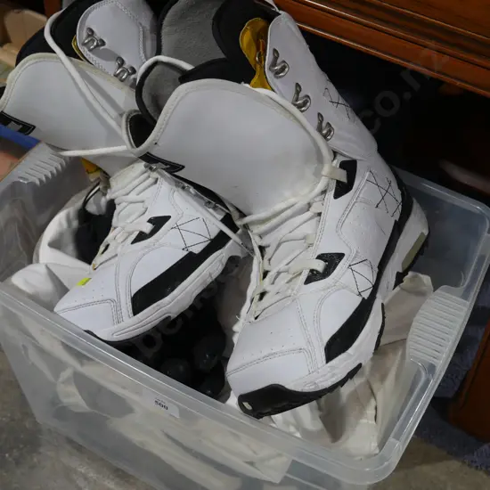 Snow board boots  and jacket pants