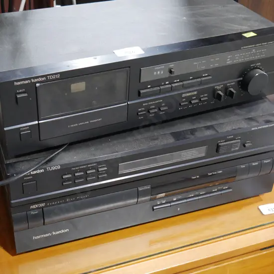 Harman/Kardon cassette tape player etc