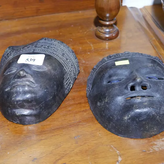 2 Native face masks
