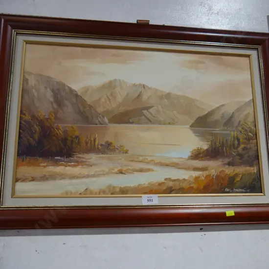 Framed Don Parlane artwork