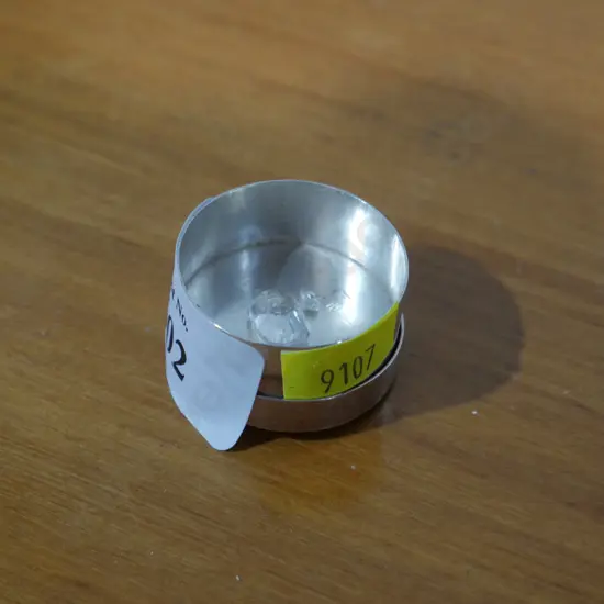 Sterling trinket pots & gemstones