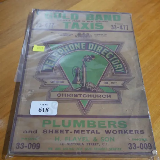 1937 Christchurch telephone directory