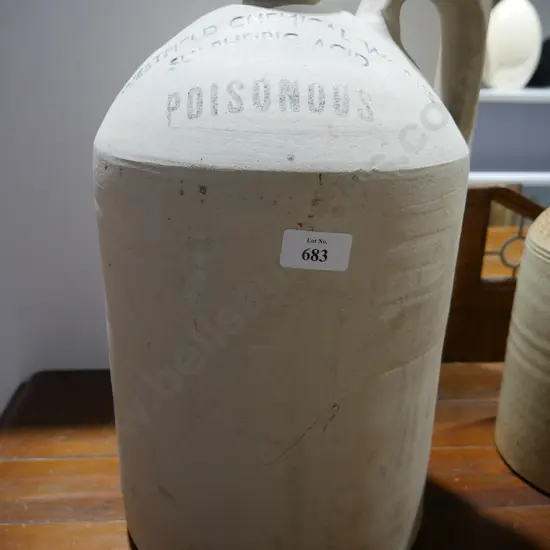 Sulphuric Acid Stone jar