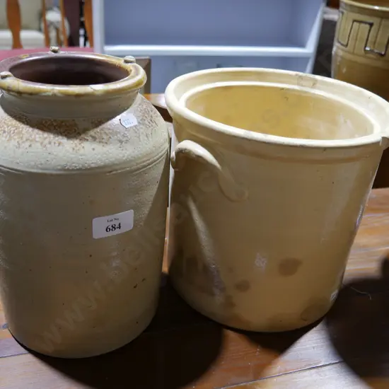 Mcskimming and Lambert stone crocks