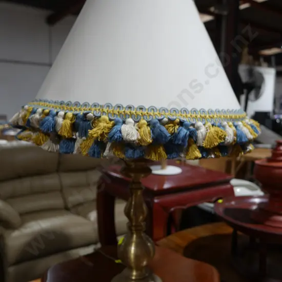 Brass table lamp