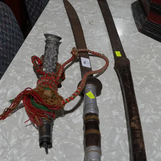 Oriental swords and dagger