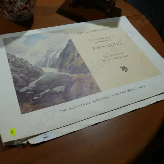 The Southern Alps watercolour prints