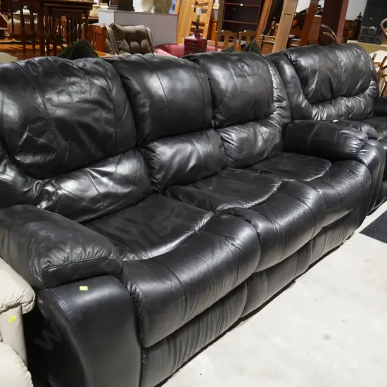 2 piece leather lounge suite