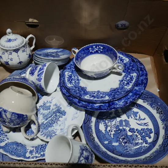 Blue and white china