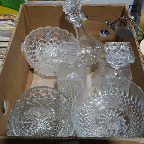 Decanters , bowls