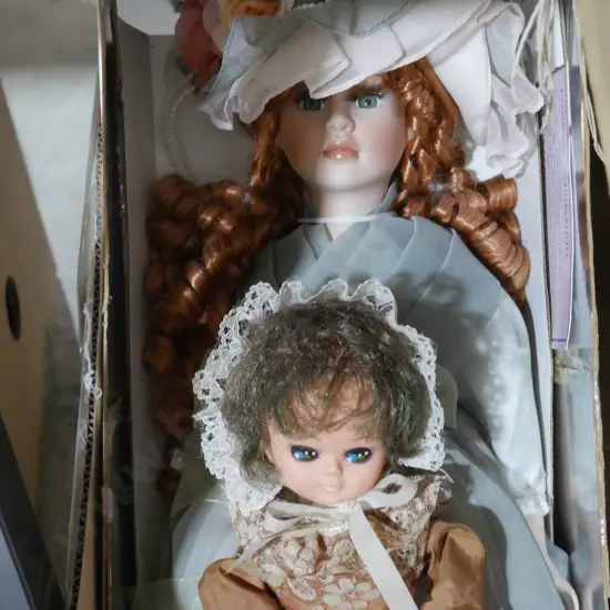 Dolls, candles