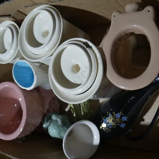 Vases , containers etc