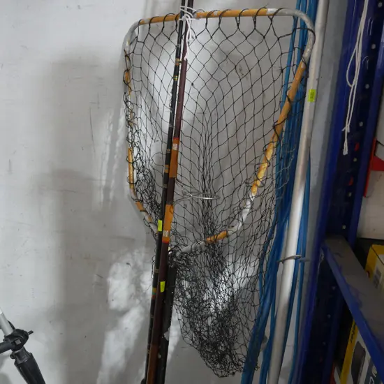 Fishing rods , landing net