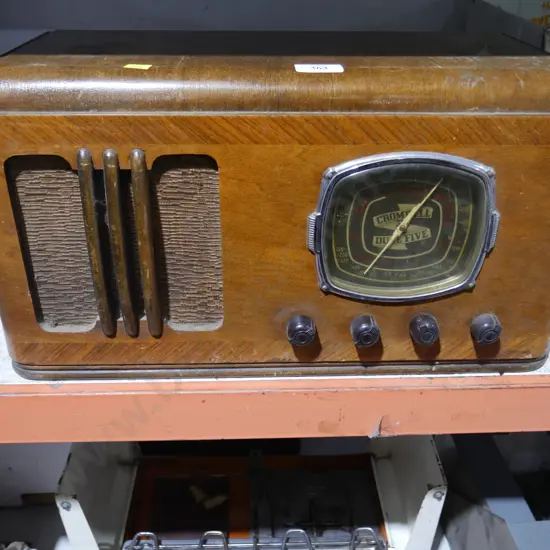 Valve radio