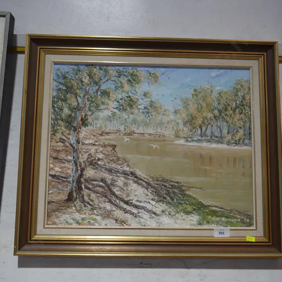 Oil painting, Sam Horrabin