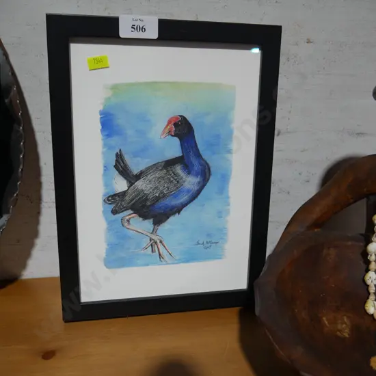 Pukeko watercolour. J McGregor
